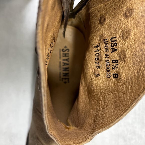 Shyanne Leather Studded Ankle Western Boots - Women's Size 8.5 - Picture 11 of 11